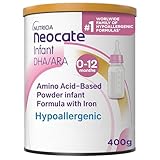 Nutricia Neocate Infant - Hypoallergenic, Amino Acid-Based Baby Formula - Well-Tolerated & Supports Normal Growth - Infant Formula with DHA, ARA & Iron - 14.1 oz can (Pack of 1)
