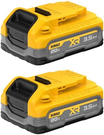 DEWALT 20V MAX XR POWERSTACK 3.5Ah Battery Kit, 2 Pack (DCBP320-2)