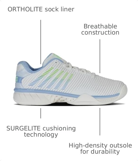 Image of K-Swiss Women's Hypercourt Express 2 Tennis Shoe