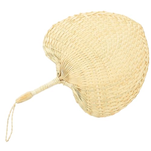 DEARMAMY Handheld Bamboo Hand Fan, Chinese Style Woven Cooling Accessory
