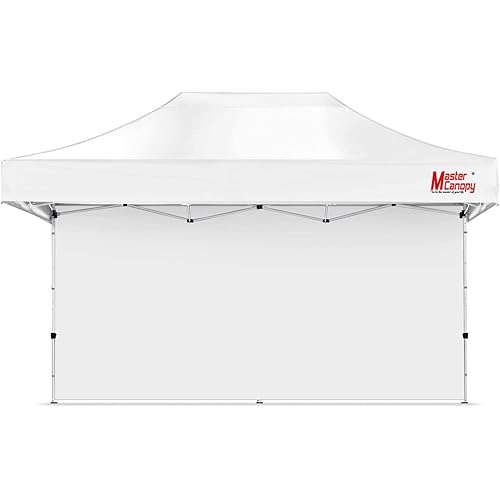 MASTERCANOPY Instant Canopy Tent Sidewall for 10x20 Pop Up Canopy, 1 Piece, White