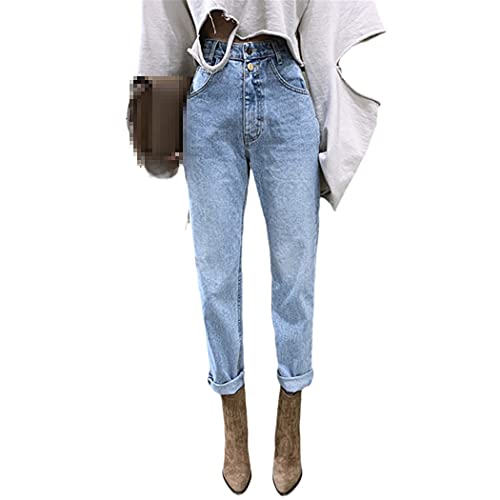 Jeans Droits Taille Haute Vintage : Le Pantalon Streetwear Ample Idéal en Ville