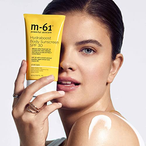 m-61 Hydraboost Body Sunscreen SPF 30 - Broad spectrum SPF 30 hydrating and firming algae extract and peptide body sunscreen - Image 5