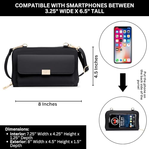 Image of Save The Girls Cell Phone Purse (Captiva) - Touch Screen Women's Crossbody Handbags - Cell Phone Purse & Crossbody Phone Case