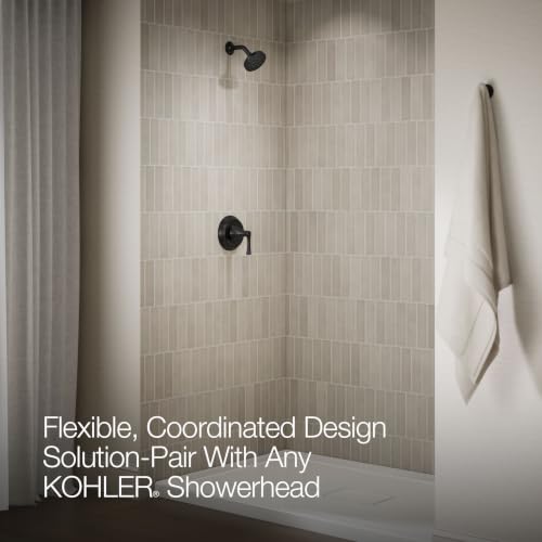 Kit de grifería para ducha Kohler TLS35938-4-BL BuckleyTM Rite-Temp®, sin duchador, acabado negro mate miniatura 5