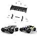 HAIBOXING 1/18 Scale Brushed RC Car Spare Parts, Wing Stay with Screws, Replacement Rear Wing for 2025 Version 18858E / 18872/18856 RC Trucks (P1821)