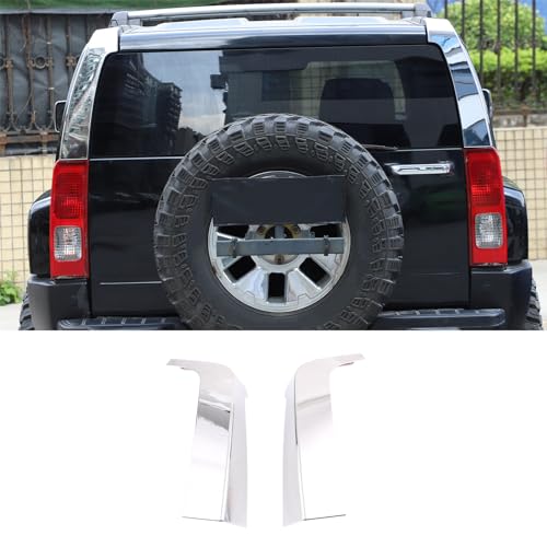 Cubierta de pilar D PIUGILH de alta calidad para ventana trasera de Hummer H3 plata brillante