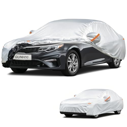 Image of GUNHYI Car Cover Custom Fit Kia Optima(2000-2020) /Kia K5 (2020-2026) Waterproof for Automobiles, Oxford Sun Rain Dust Snow Protection (Ships from US Warehouse, Delivery 3-5 Days)