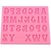 Letters Shape Making Molds, Letters Shape Silicone Cake Fondant Chocolate Molds Decorating Tool