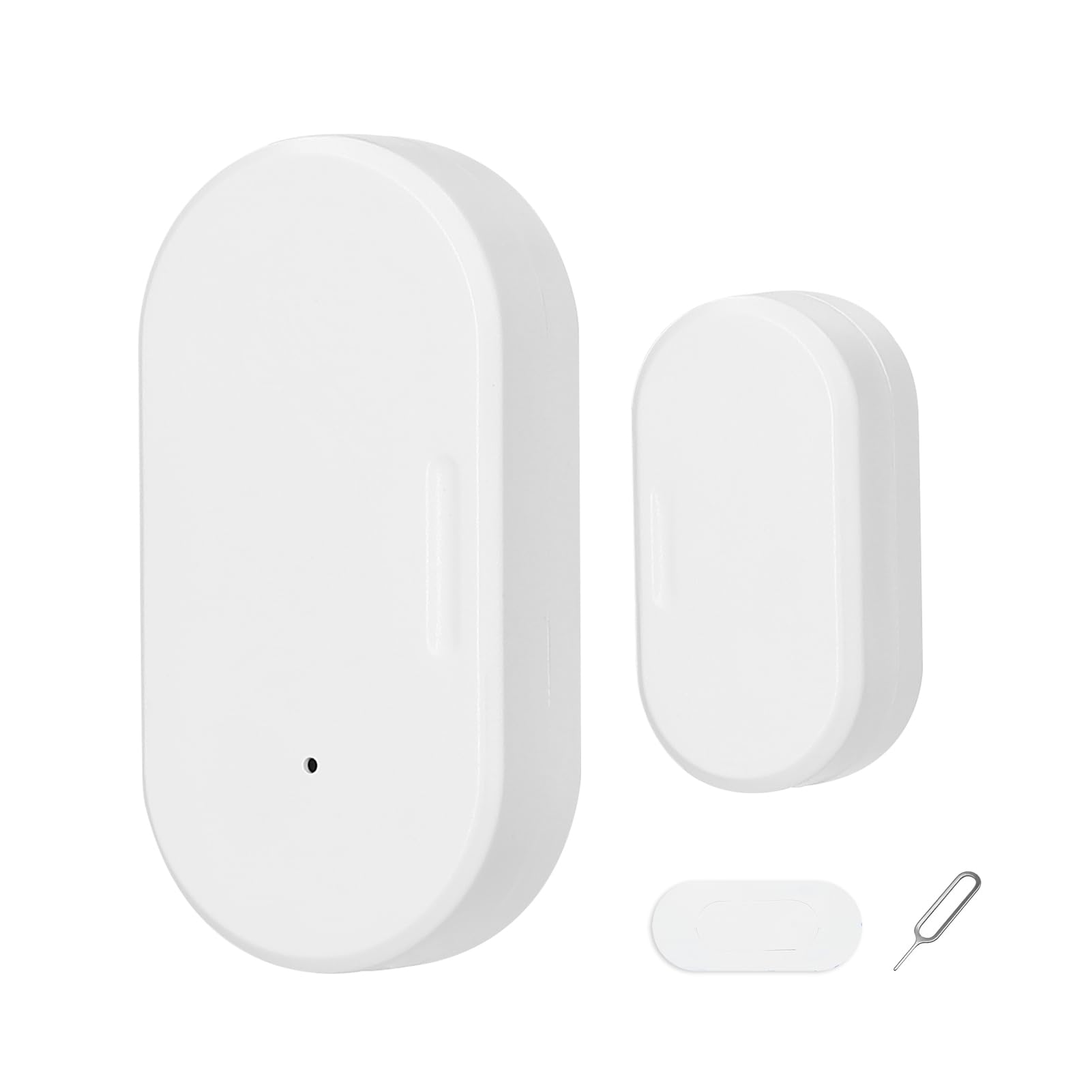 Wireless Door Window Sensor, Smart Home Contact Sensor, Home Alarm Device with APP Notifications & Hub Compatibility, Ideal for Security System