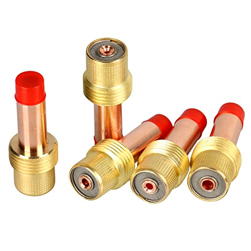 Alffun 67Pcs Tig Gas Lens Back Cap Collet Body Assorted Size Kit Alumina Nozzle Fit Tig Welding Torch Sr Wp17 18 26 #TOP2