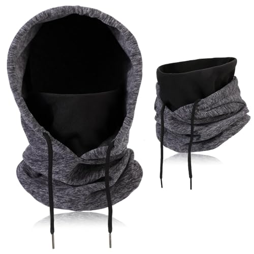 Sunnyuk Balaclava Lana - Capucha de Motocicleta Clima Frío Máscara Facial Calentador con Capucha Gorra Deportiva de Invierno Capucha de Lana Caliente