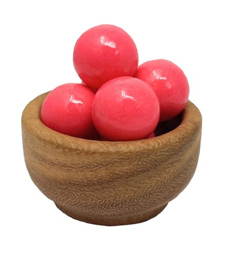 YANKEETRADERS Bright Pink Fruit Flavored Gumballs 1", 2 Pounds Bulk - image 3