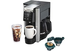 Hamilton Beach Coffee Maker FlexBrew Single Serve Iced and Hot Beverage Machine