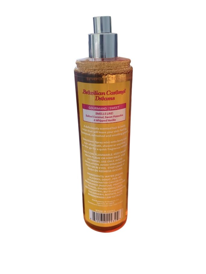 Solar Flare Hair & Body Fragrance Mist 7oz caramel dreams