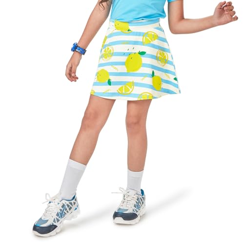 Image of YouGotPlanB Cotton Skater Skirt for Girls | Pack of 1 | Ages 3-16 Years | Attached Inner Shorts | Ideal for Sports & Play