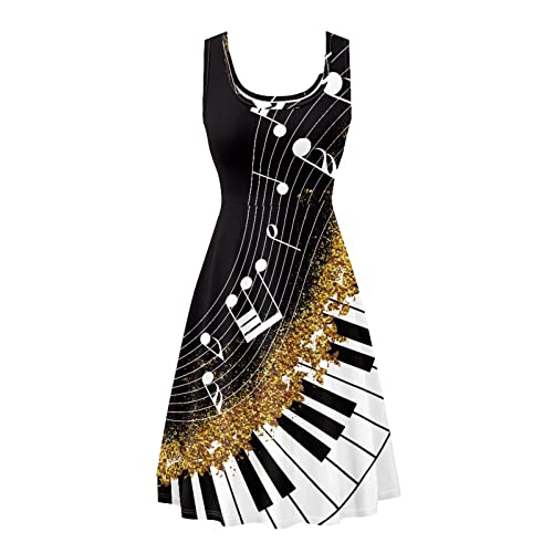 Image of TOADDITDO Womens Summer Sleeveless Tank Dress with 2 Side Pockets XS-4XL Plus Size