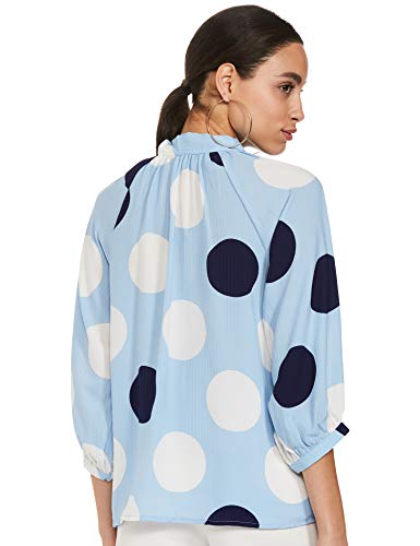 Image of Max Women's Solid Sash Tie-Up Regular Fit Shirt