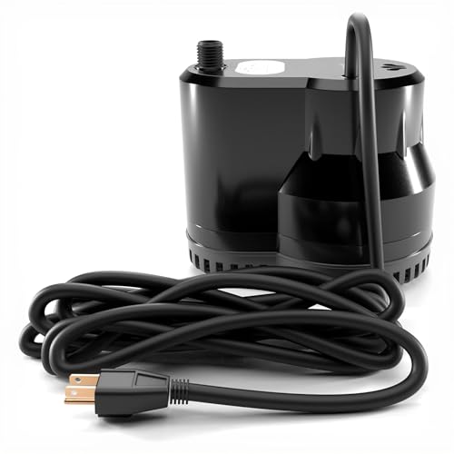 FibroPool Submersible Cover Pump - Electric Pool Cover Pump - 16 ft Hose - Plastic