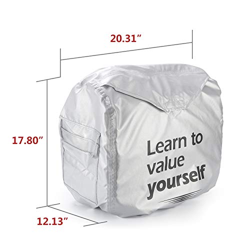 Atima Storage Cover for Westinghouse WH2200iXLT iGen 2200 Generac 7117 GP2200I Rainier R2200i Power Equipment Waterproof Cover