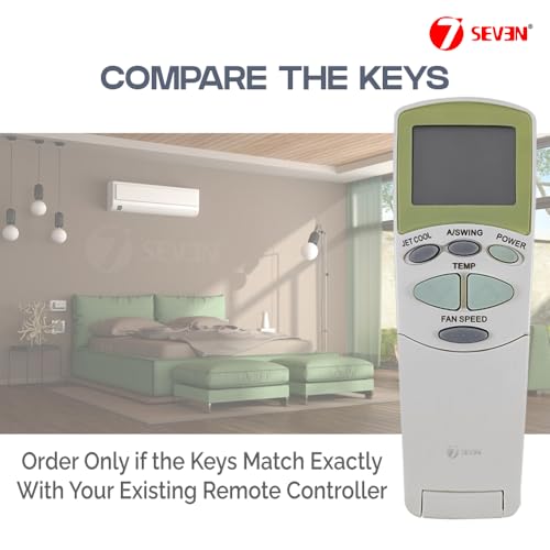 Image of 7SEVEN Compatible AC Remote Control for LG Split and Window Air Conditioner, Match Keys Exactly with Original 16B AC Remote Before Placing Order