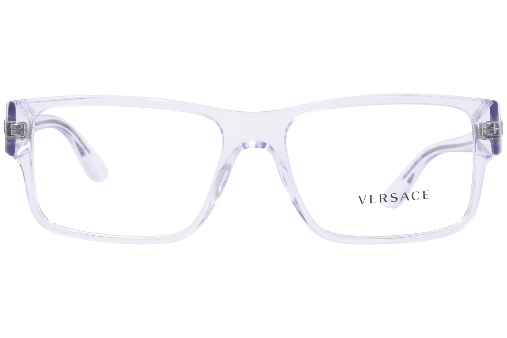 Versace VE3342 148 Eyeglasses Men's Crystal Full Rim Rectangle Shape 57mm