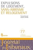 Expulsions de logement, sans-abrisme et relogement