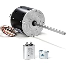 RV Air Conditioner Motor for Coleman Mach RV AC, 1/3 HP Condenser Fan Motor with Capacitor Replaces Fasco D1092, Y6L457D01L, 7184-0156, 7855MVA-A11U, Coleman 1468-306, 1468A3069