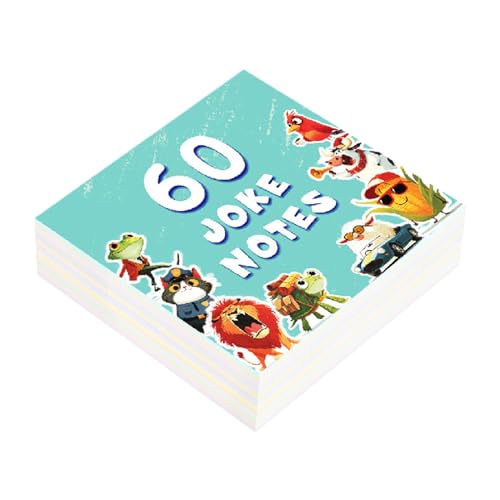 Notas de, nota de broma con página para escribir, tarjetas de mensaje para niños, función de 60 hojas, almohadillas fáciles de usar, accesorio alentador para el hogar, bloc de notas