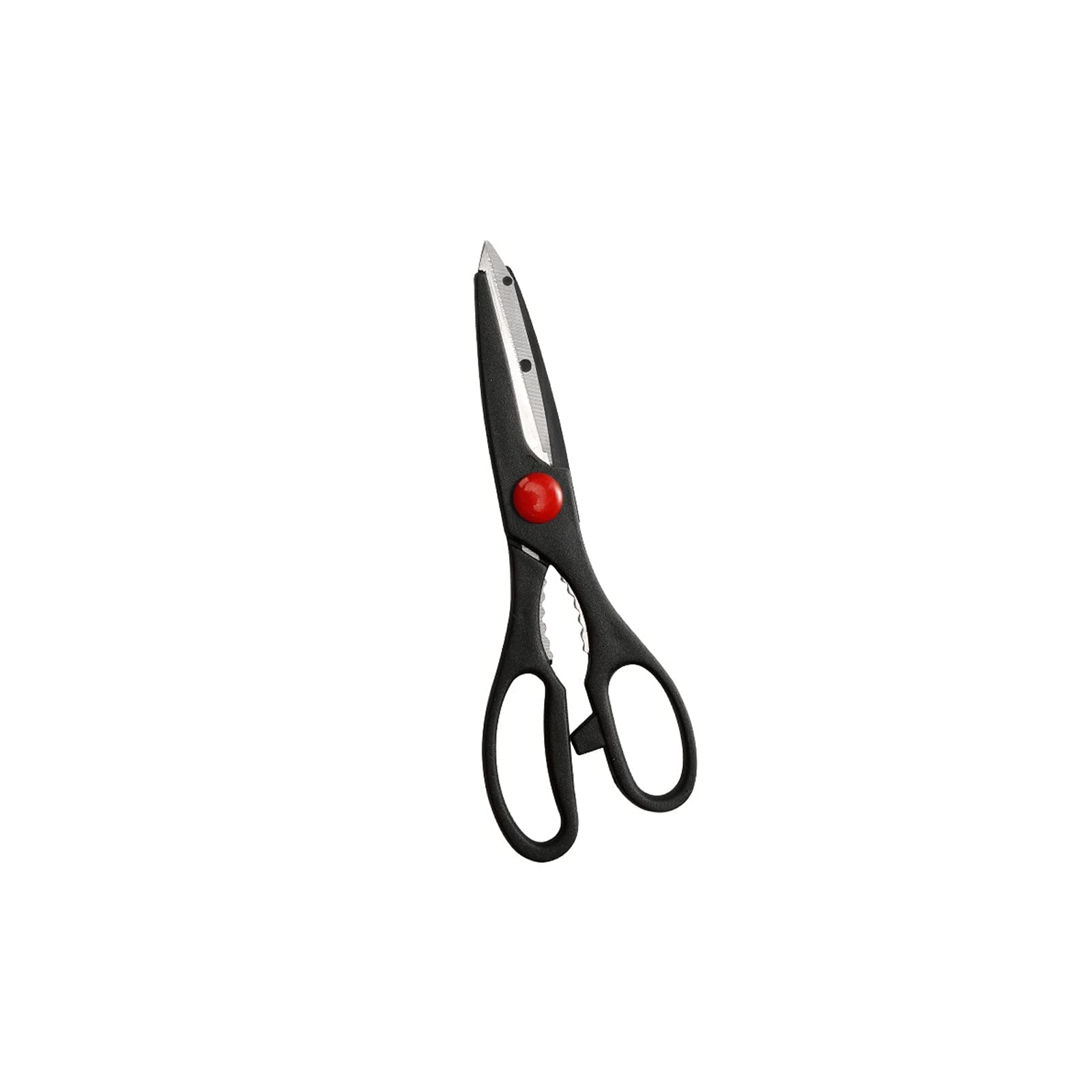 GTHTUHFD Functional Stainless Steel Kitchen Scissors Chicken Bone Chicken Fin Shark Bone Walnut Clip Black Kitchen Scissors