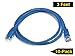 iMBAPrice 10' Cat5e Network Ethernet Patch Cable, 10 Pack, Blue (IMBA-CAT5-10BL-10PK)
