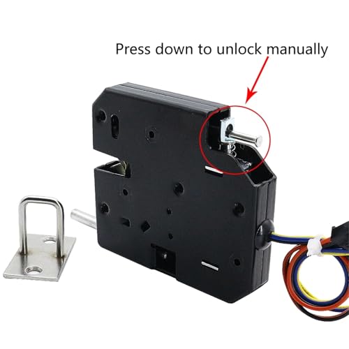 Serrure de porte d'armoire de commande électrique DC12V pour casier - 5