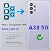 3 Pack Galaxy A32 5G Back Rear Camera Lens Glass Replacement, Back Camera Lens with Tempered-Glass Lens Protector for Samsung A32 5G, Included Instruction Manual, Toolkit