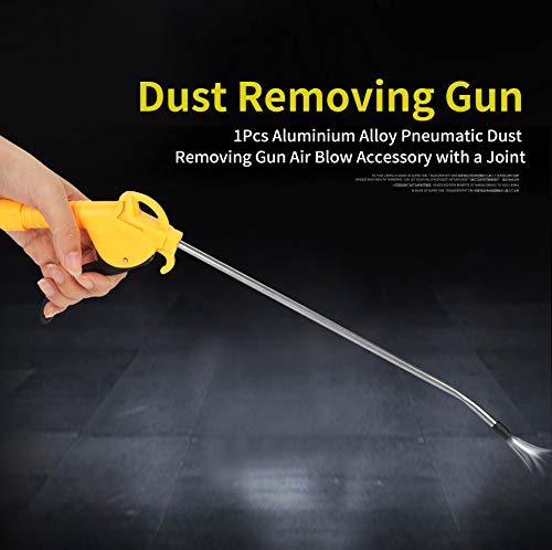 Aluminium Alloy Air Blow Gun, 10.4 Inch High Pressure Pneumatic Tool with 1/4 Inch PT Thread - Image 3