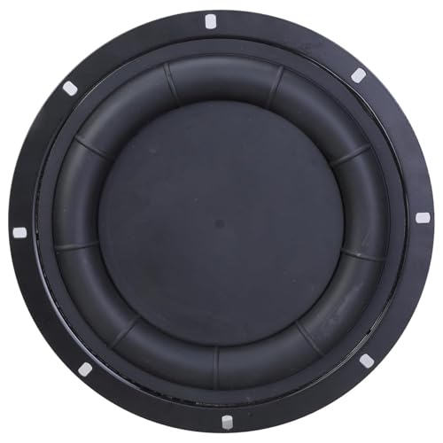 Trrymbbe subwoofer de 8 Pulgadas, Altavoz Redondo de Goma subwoofer radiador pasivo con Tornillos para entusiastas de la música 8 Pulgadas