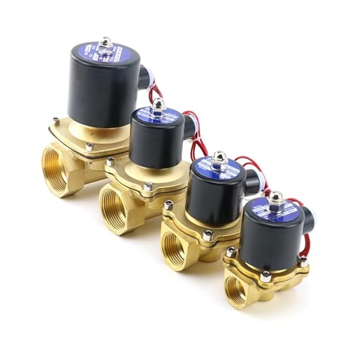 Électrovanne laiton DN40 DC12V normalement fermée pour contrôle d'eau et air