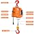 QNK Portable Electric Hoist Winch, 3-in-1 Electric Hoist Winch 1100lb 1500W 110V 120V Power Winch Crane with Remote Control 25 Feet Lifting Height Lift 16ft/min