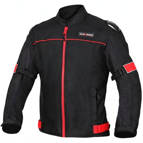 Allextreme Store Allextreme TRIPPER Bike Riding Jacket (L, Red & - Image 2