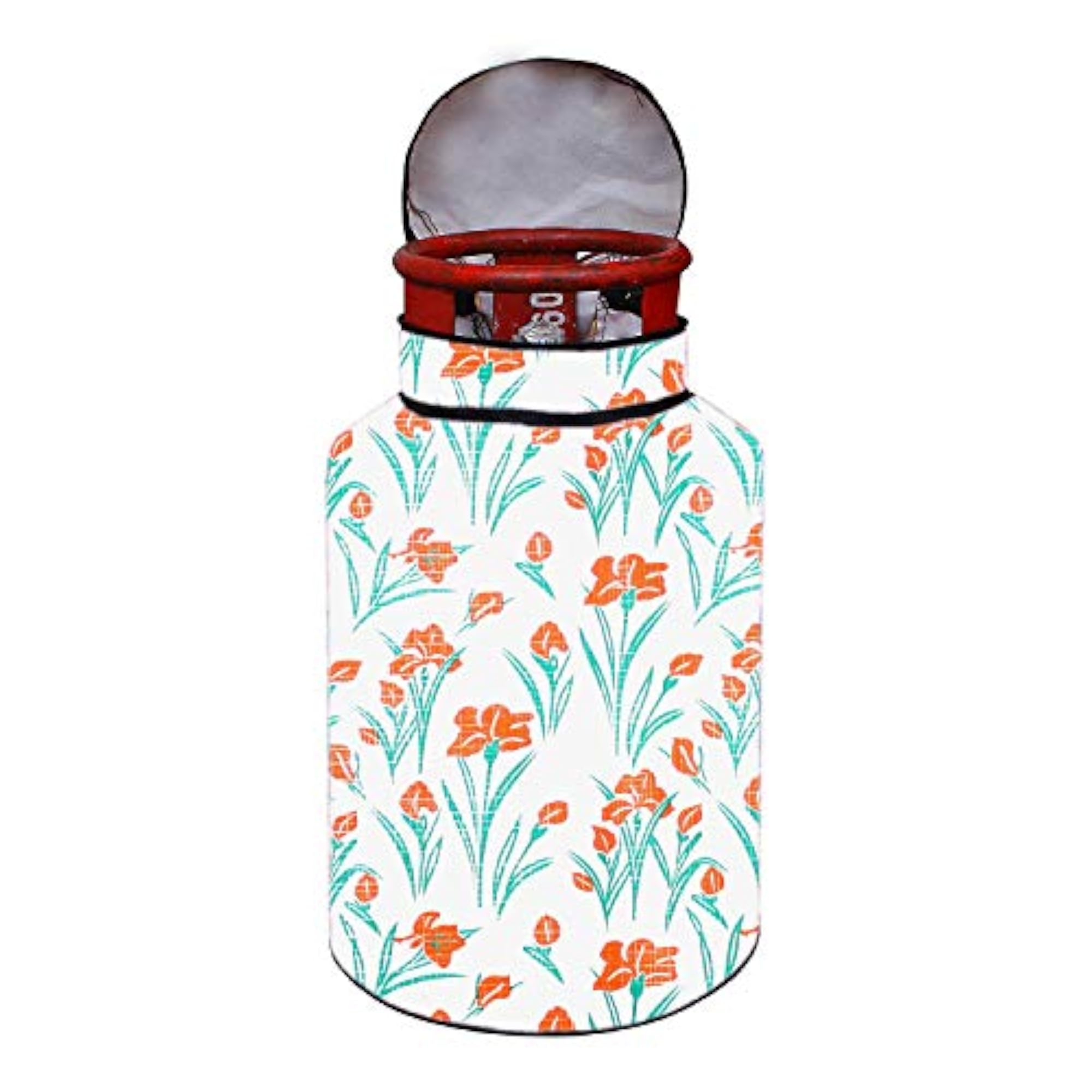 Printed Waterproof Kitchen Gas Cylinder Cover, Multi-04 Design