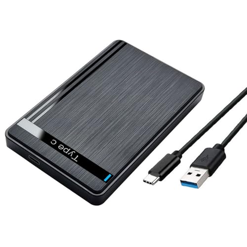 Case aluminio 2.5" para disco duro USB 3.1 fácil instalación miniatura 3