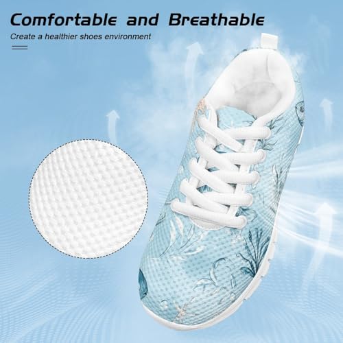 MARSVOVO Summer Fall Kids Running Shoes Girls Comfy Walking Sneakers Mesh Breathable Trendy Print Non Slip Sport Footwear4
