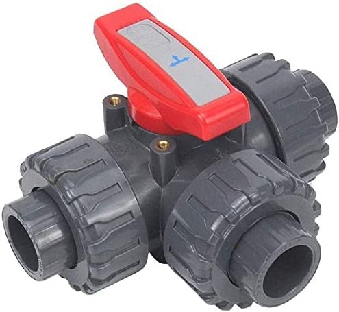 Boule à 3 voies en PVC T style 20mm pour dérivation de flux étanche