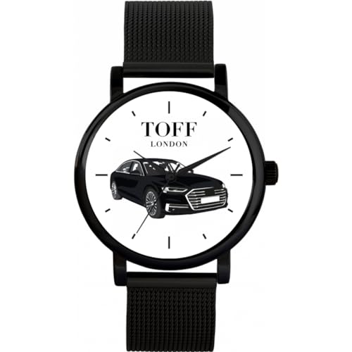 Reloj de cuarzo de lujo para mujer con caja negra de 38mm y resistencia al agua 3ATM