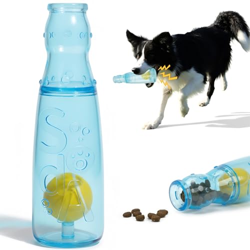 LuminaVerde Giocattolo per Cani Intelligenza, Giocattolo Interattivo per Cani, 3-in-1 Palla Squillante, Palla da Tennis e Dispenser di Premi