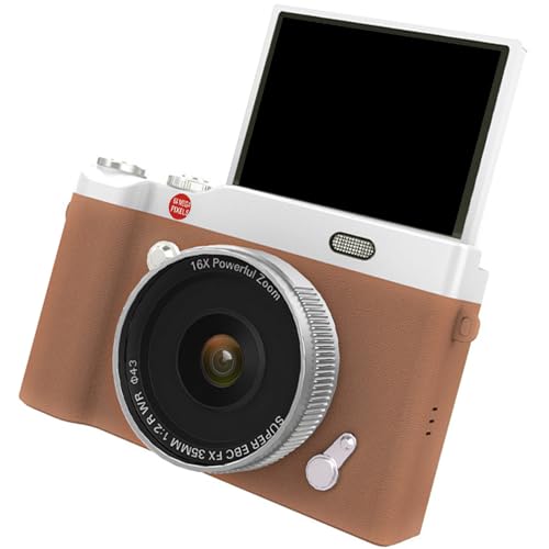 Appareil photo numérique Vlog 16X compact léger avec transfert photo rapide