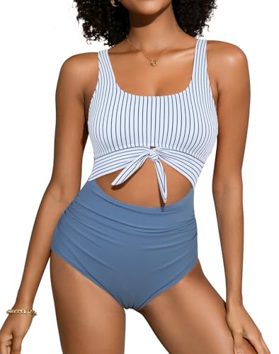 Maillot de bain une pièce amincissant avec rembourrage et effet ventre plat