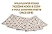 WILDFLOWER Tools 742520-A Hook & Loop 6-Hole Sanding Sheets (Pack of 5) Compatible with Makita BO4551 Finishing Sander
