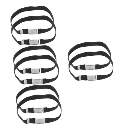 VALICLUD 8pcs Elastic Waist Belt for and Comfortable and Belt Buckle for School Uniforms and Everyday Wear