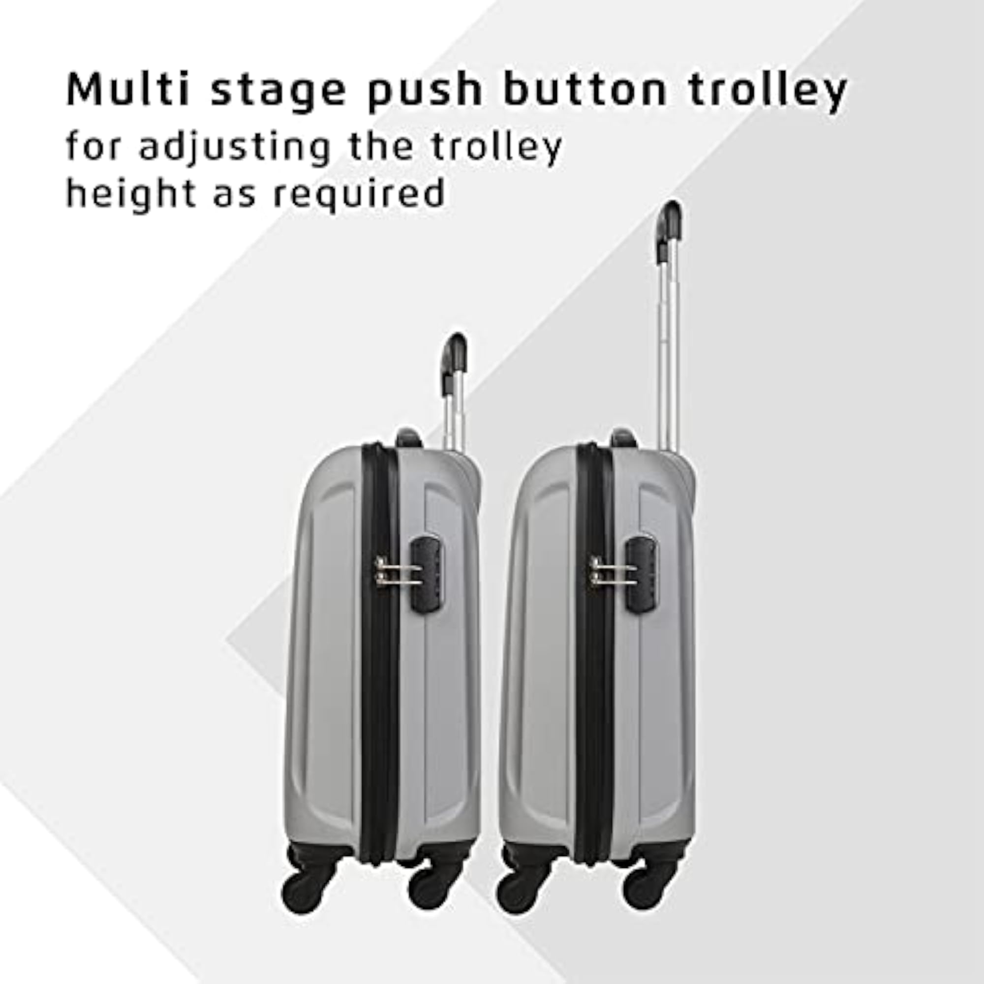 Thorium Sharp Antiscratch Polycarbonate Cabin Suitcase, 55 Cms
