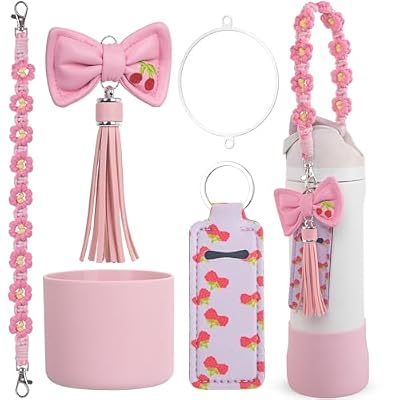 Used for Owala Water Bottle Accessories 16oz 24oz 32oz,Compatible with Owala Water Bottle Handle Strap Charms Silicone Boots